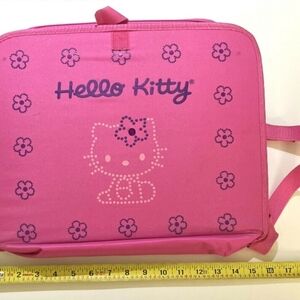 Hello Kitty Organizer Car Activity Center Pink seatback with straps pockets